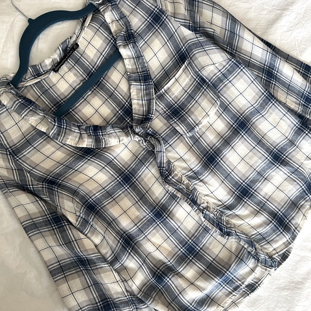 Abercrombie & Fitch plaid top